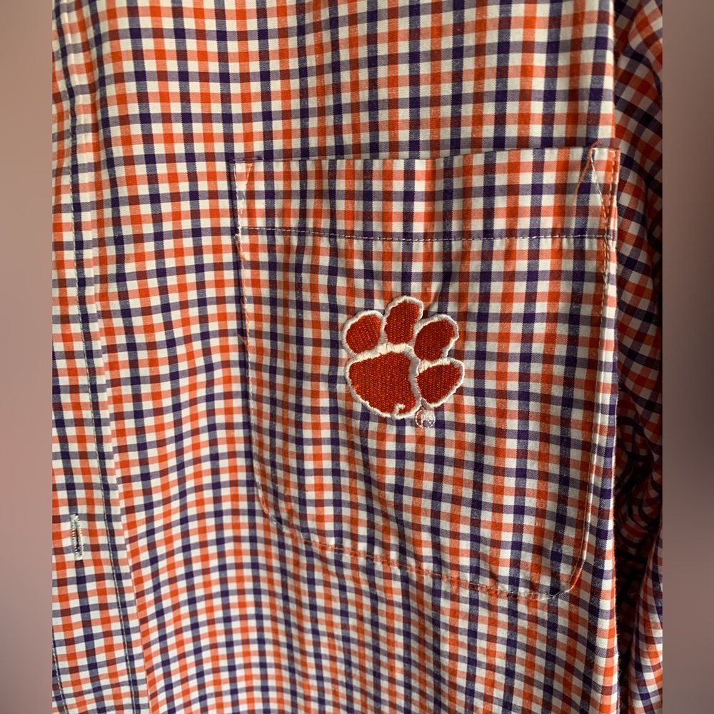 Clemson button down shirt